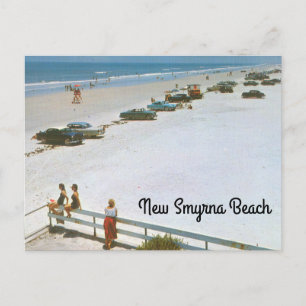 Vintage New Smyrna Beach Florida 1950-talet Vykort