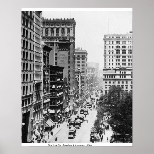 Vintage New York City, Broadway poster (Framsidan)