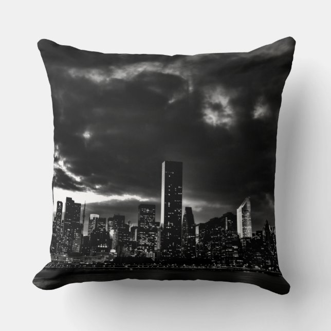 Vintage New York City Dekorativ kudde (Framsida)