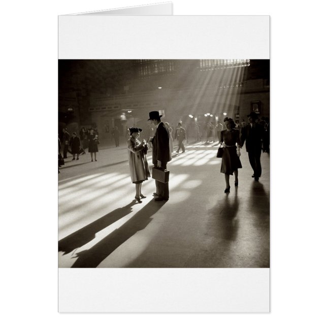 Vintage New York City Hälsningskort (Framsidan)