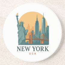 Vintage New York City Minimalist Travel Gift
