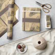 Vintage New York City Plan, 1789, återställd