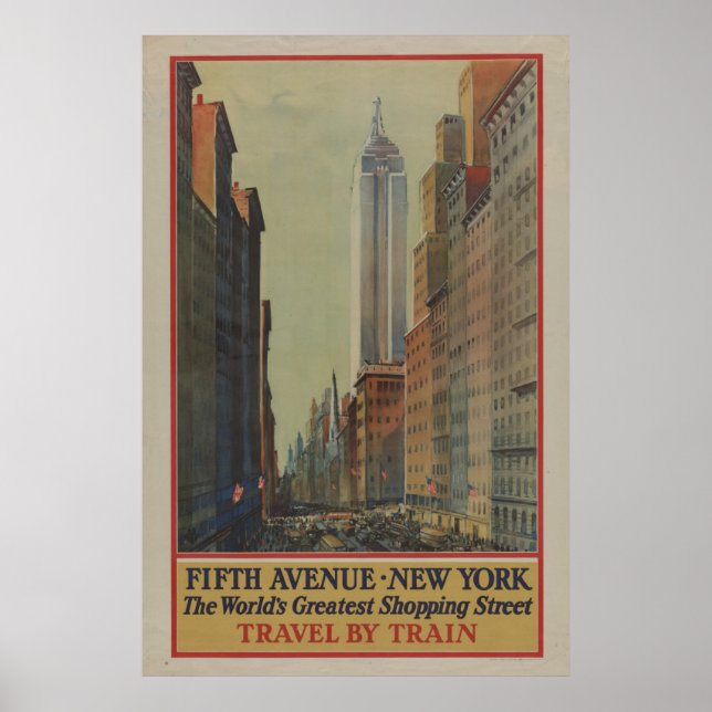 Vintage New York City Poster (Framsidan)