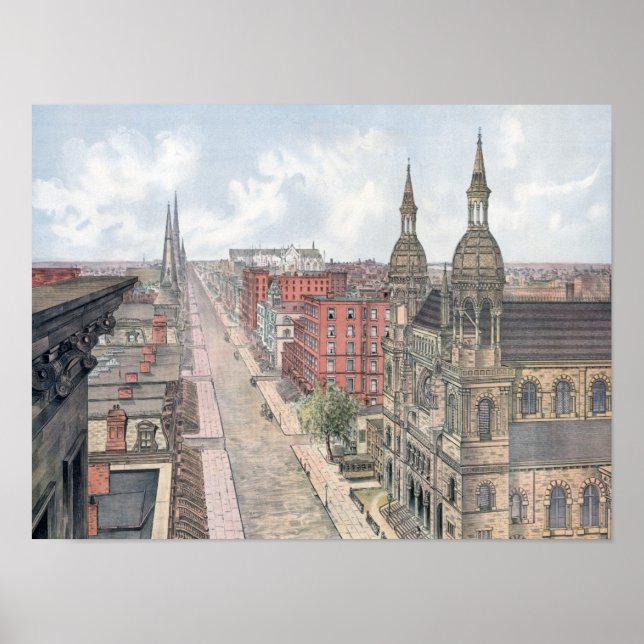 Vintage New York City Poster (Framsidan)