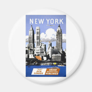 Vintage New York City Travel Magnet