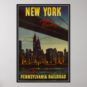 Vintage New York City, USA - Poster