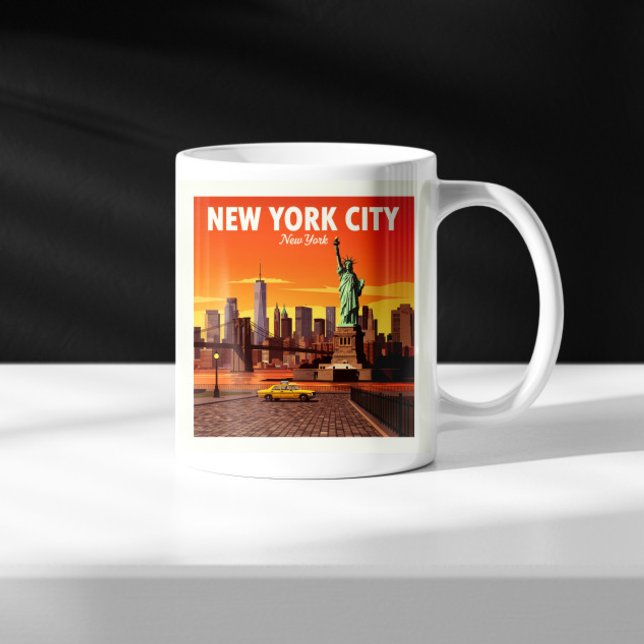 Vintage New York Kaffemugg (Skapare uppladdad)