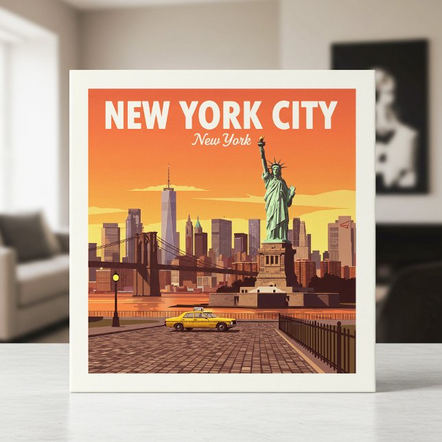 Vintage New York Kakelplatta (Skapare uppladdad)