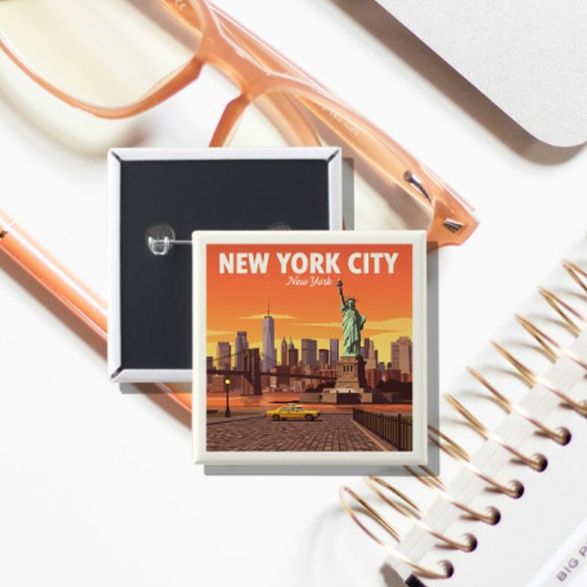 Vintage New York Knapp (Skapare uppladdad)