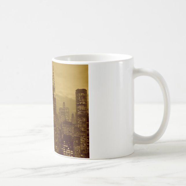 Vintage New York Manhattan Kaffemugg (Höger)