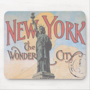 Vintage New York Mouse Pad Musmatta