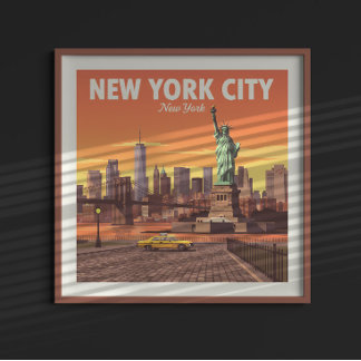 Vintage New York Poster