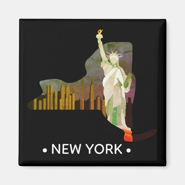 Vintage New York State Magnet (Framsidan)