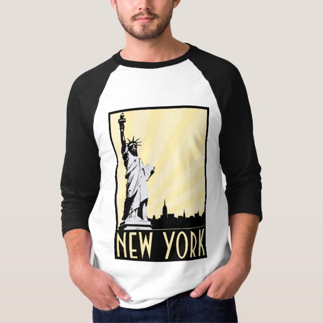 Vintage New York Tee Shirt (Framsida)