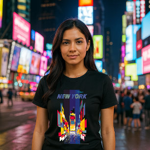 Vintage New York Times Square atomage T Shirt