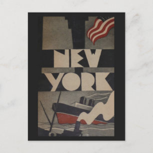 Vintage New York Travel Vykort