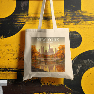 Vintage New York Tygkasse