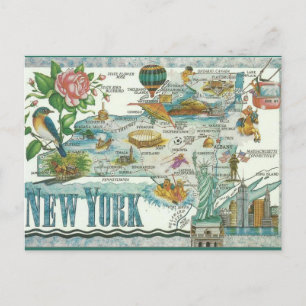 Vintage New York-vykort Vykort