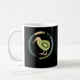 Vintage New Zealand Kiwi Kaffemugg