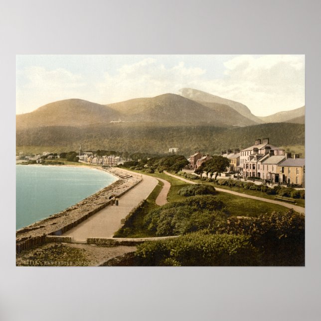 Vintage Newcastle, län ned Poster (Framsidan)