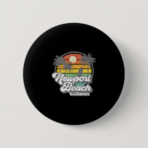 Vintage Newport Beach Kalifornien Ca Surfing Retro Knapp