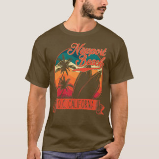 Vintage Newport Beach Orange County California Sur T Shirt