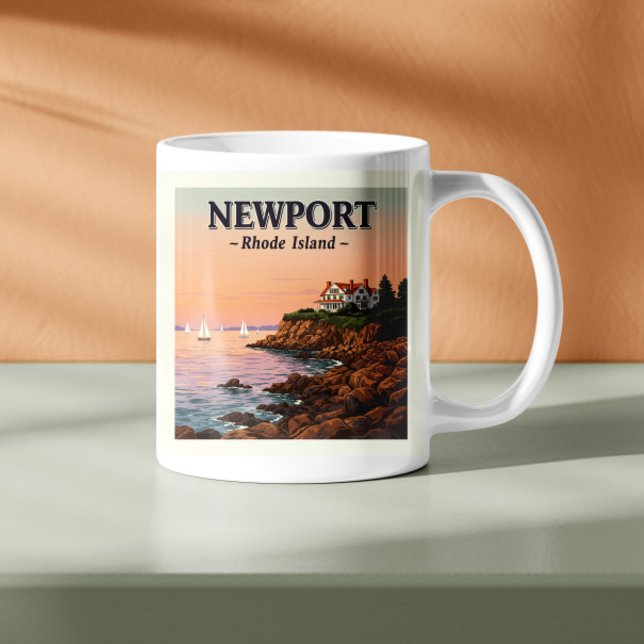 Vintage Newport Rhode island Kaffemugg (Skapare uppladdad)