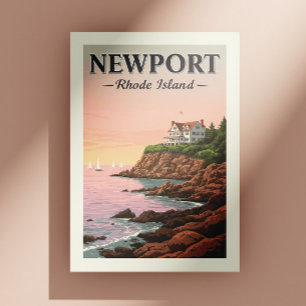 Vintage Newport Rhode island Vykort