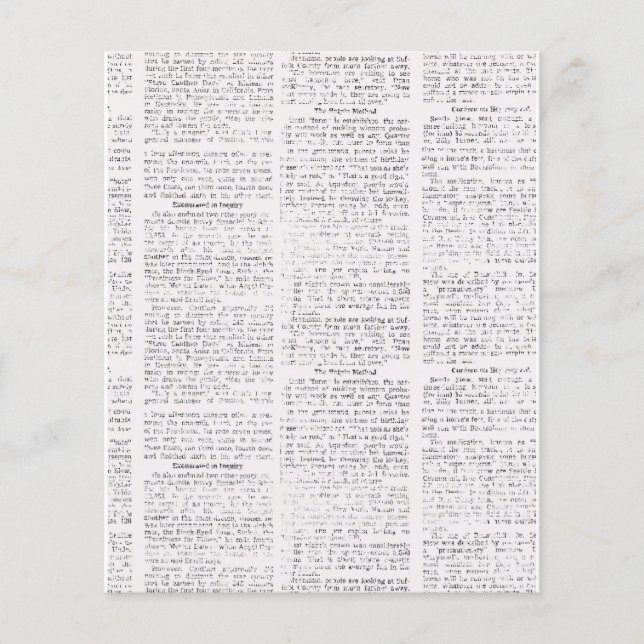 Vintage Newspaper (Framsida)