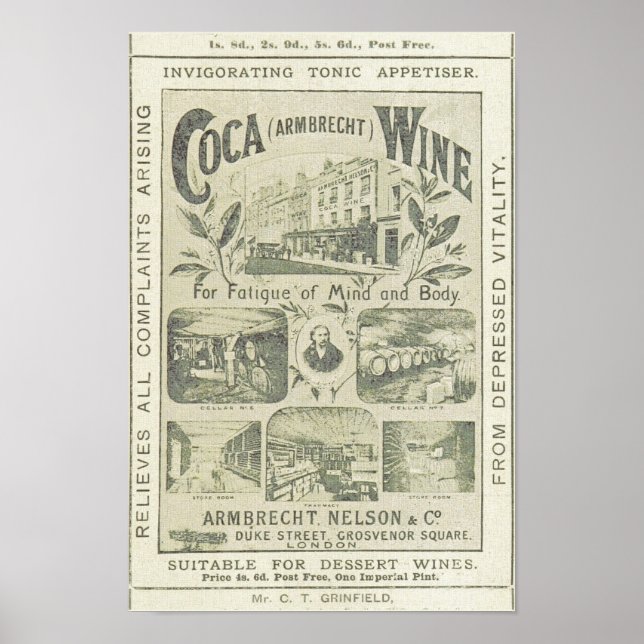 Vintage Newspaper Advertising Kitchen Poster (Framsidan)