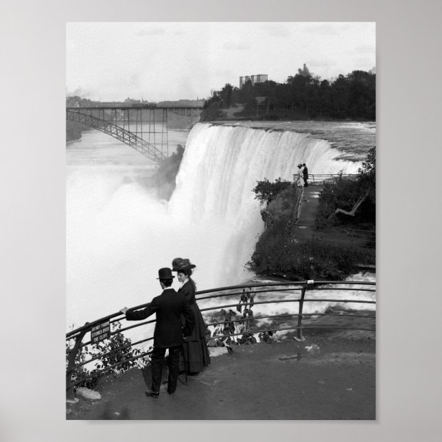 Vintage Niagara Falls - 1908 Poster (Framsidan)
