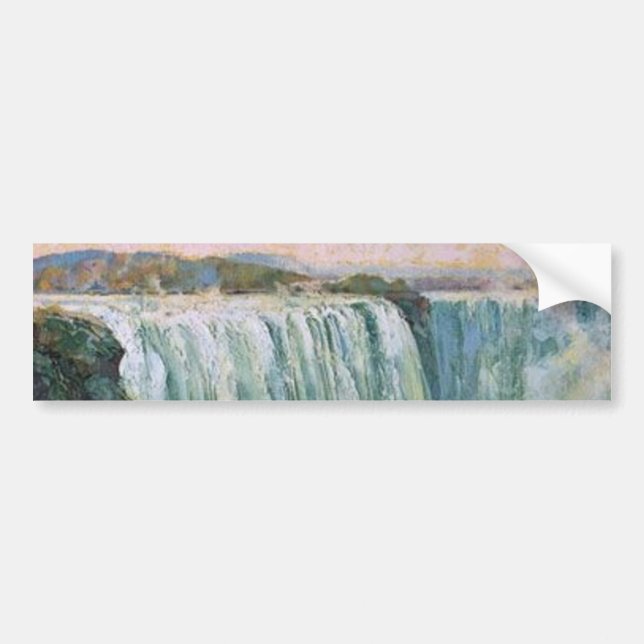Vintage Niagara Falls Bildekal (Framsidan)