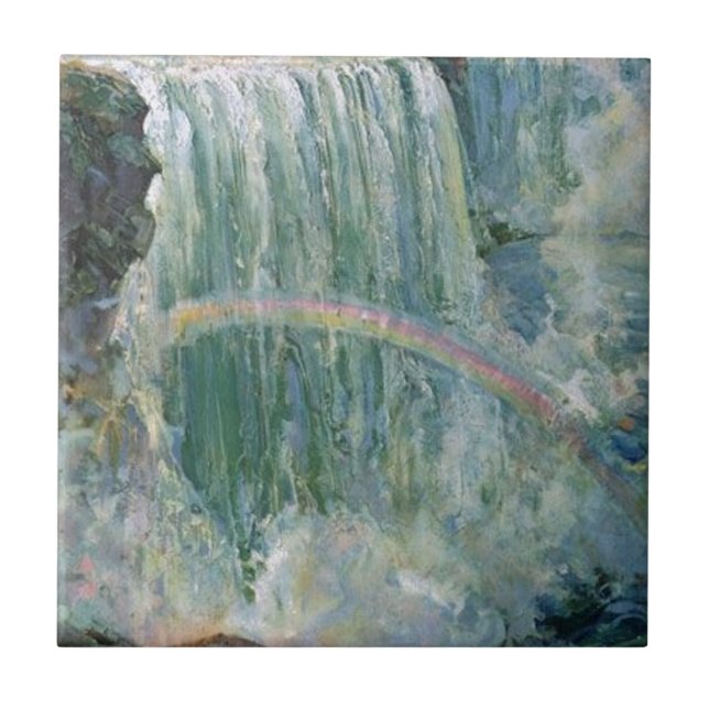 Vintage Niagara Falls Kakelplatta (Framsidan)