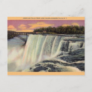 Vintage Niagara Falls-vykort Vykort