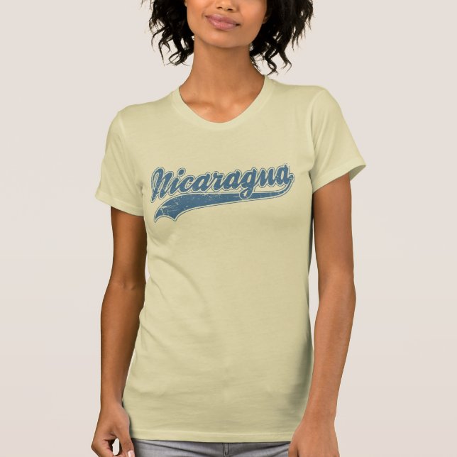 Vintage Nicaragua T Shirt (Framsida)