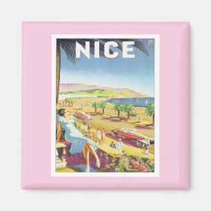 Vintage Nice Frankrike Magnet