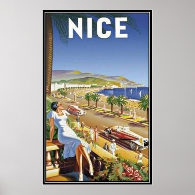 Vintage Nice, Frankrike - Poster (Framsidan)