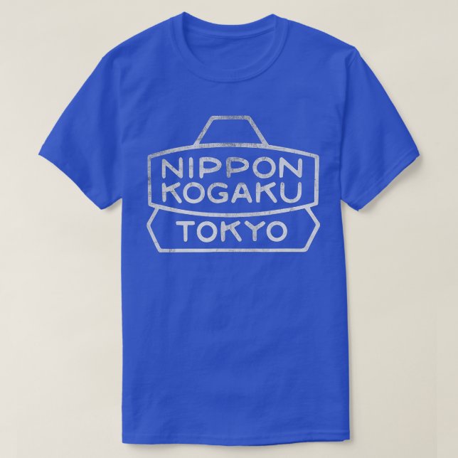 Vintage Nippon Kogaku Camera T Shirt (Design framsida)