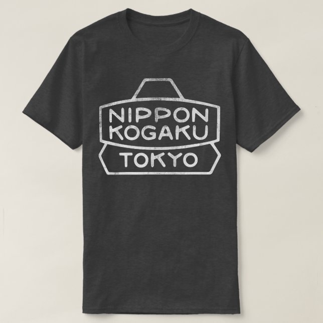 Vintage Nippon Kogaku Camera  T Shirt (Design framsida)