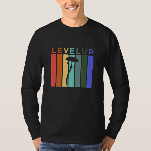 Vintage Nivå upp, svamp T Shirt (Framsida)