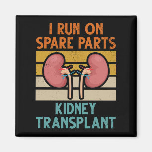 Vintage Njurtransplantationsreservdelar Magnet