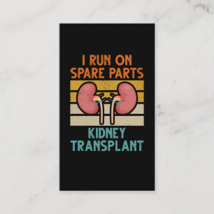 Vintage Njurtransplantationsreservdelar Visitkort