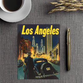Vintage Noir Los Angeles Resa Vykort