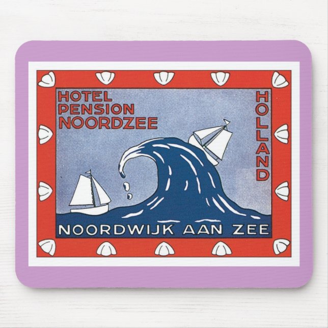 Vintage Noordwijk Aan Zee Holland Musmatta (Framsidan)