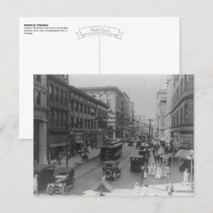 Vintage Norfolk, VA 1915: Granby at City Hall Ave. Vykort
