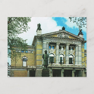 Vintage Norge, Oslo, nationalteater Vykort