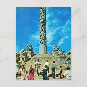 Vintage Norge, Oslo, skulpturpark Vykort