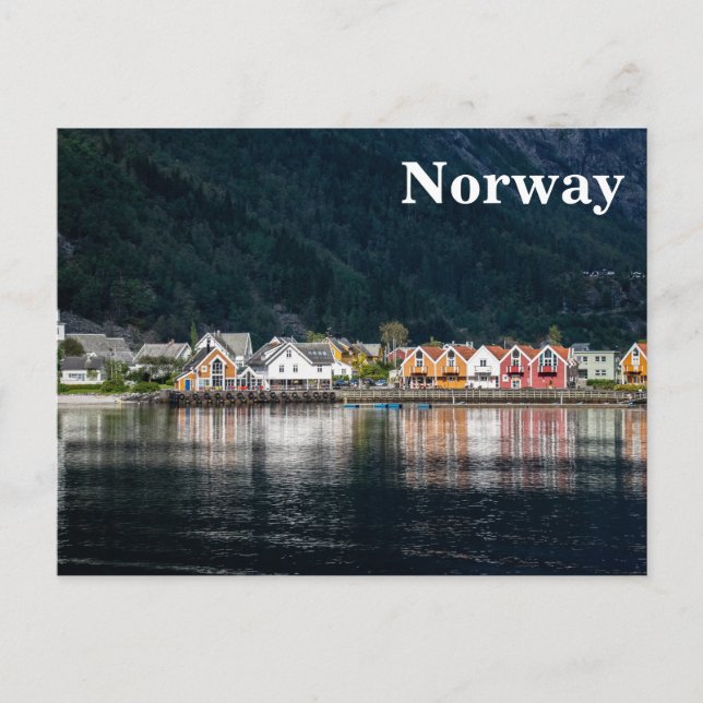 Vintage Norge Reseturistkort Vykort (Framsida)
