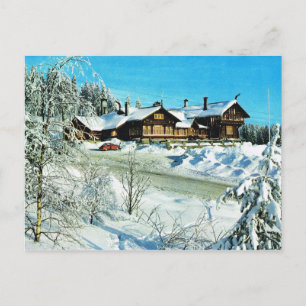 Vintage Norge, ,Snö i vinterberg Vykort