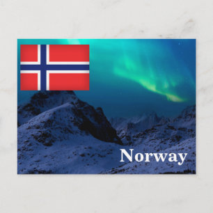 Vintage Norge Travel Turism Vykort